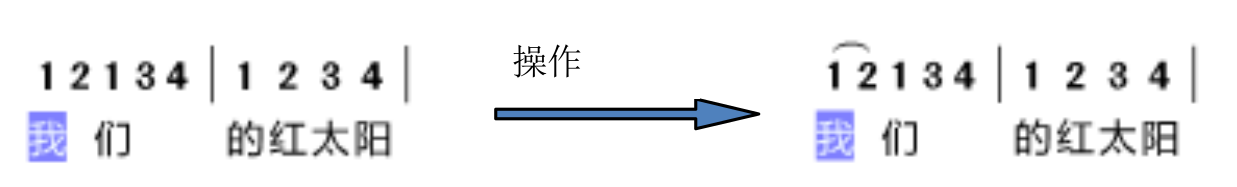 根据歌词调整弧线